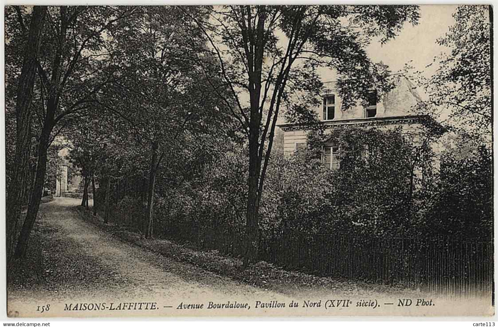 78 - B30978CPA - MAISONS LAFFITTE - Avenue Bourdaloue - Pavillon Du Nord - Parfait état - YVELINES - Maisons-Laffitte