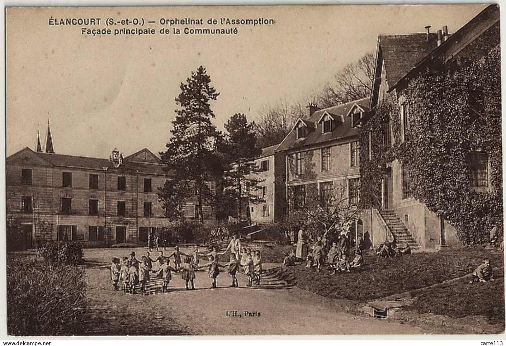 78 - B30922CPA - ELANCOURT - Facade Principale De La Communauté , Orphelinat - Très Bon état - YVELINES - Elancourt