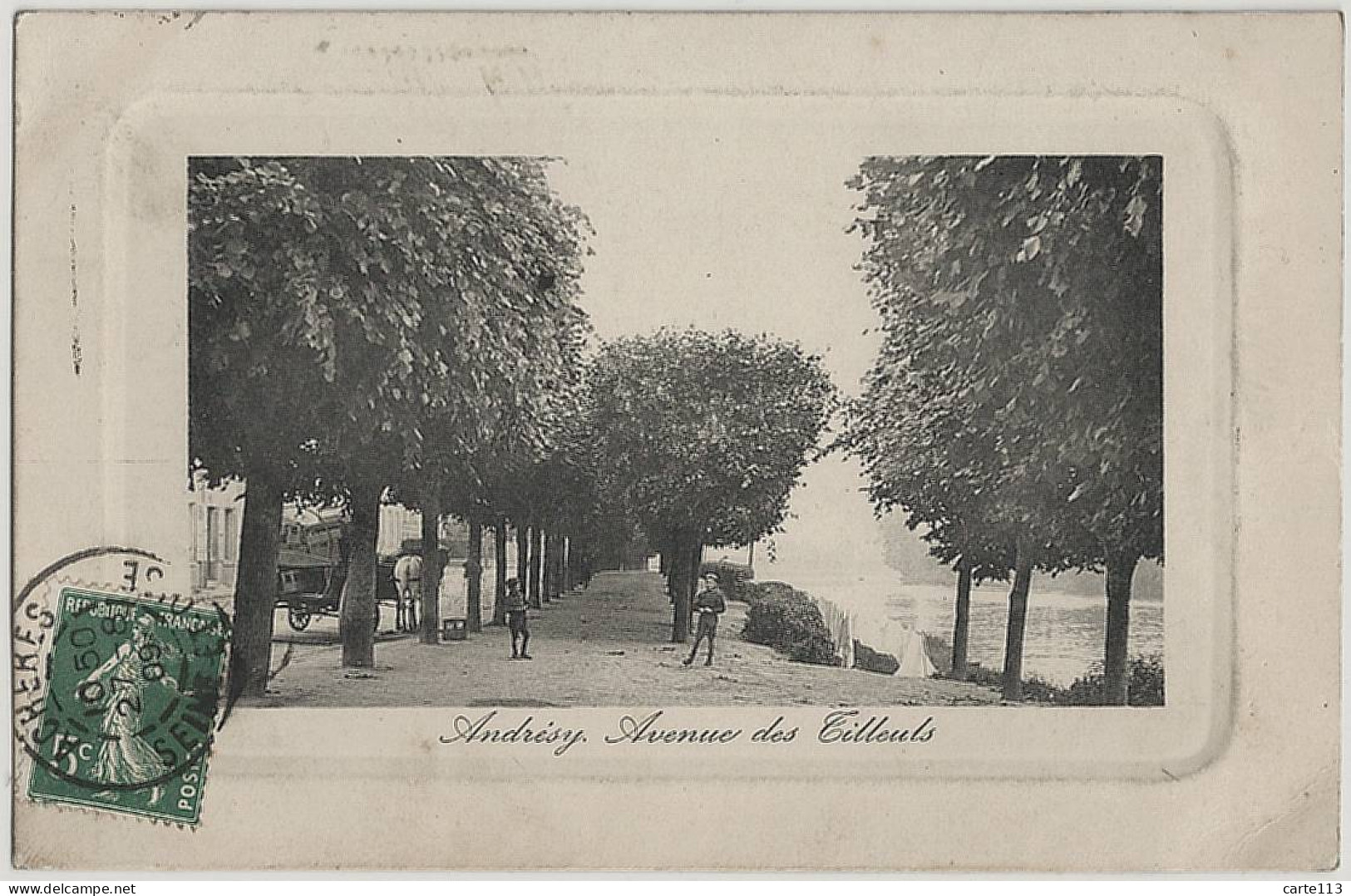 78 - B30861CPA - ANDRESY FIN D'OISE - Avenue Des Tilleuls - Très Bon état - YVELINES - Andresy