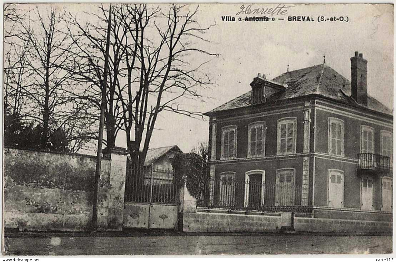 78 - B30875CPA - BREVAL - Villa ANTONIA Ou Henriette - Très Bon état - YVELINES - Other & Unclassified