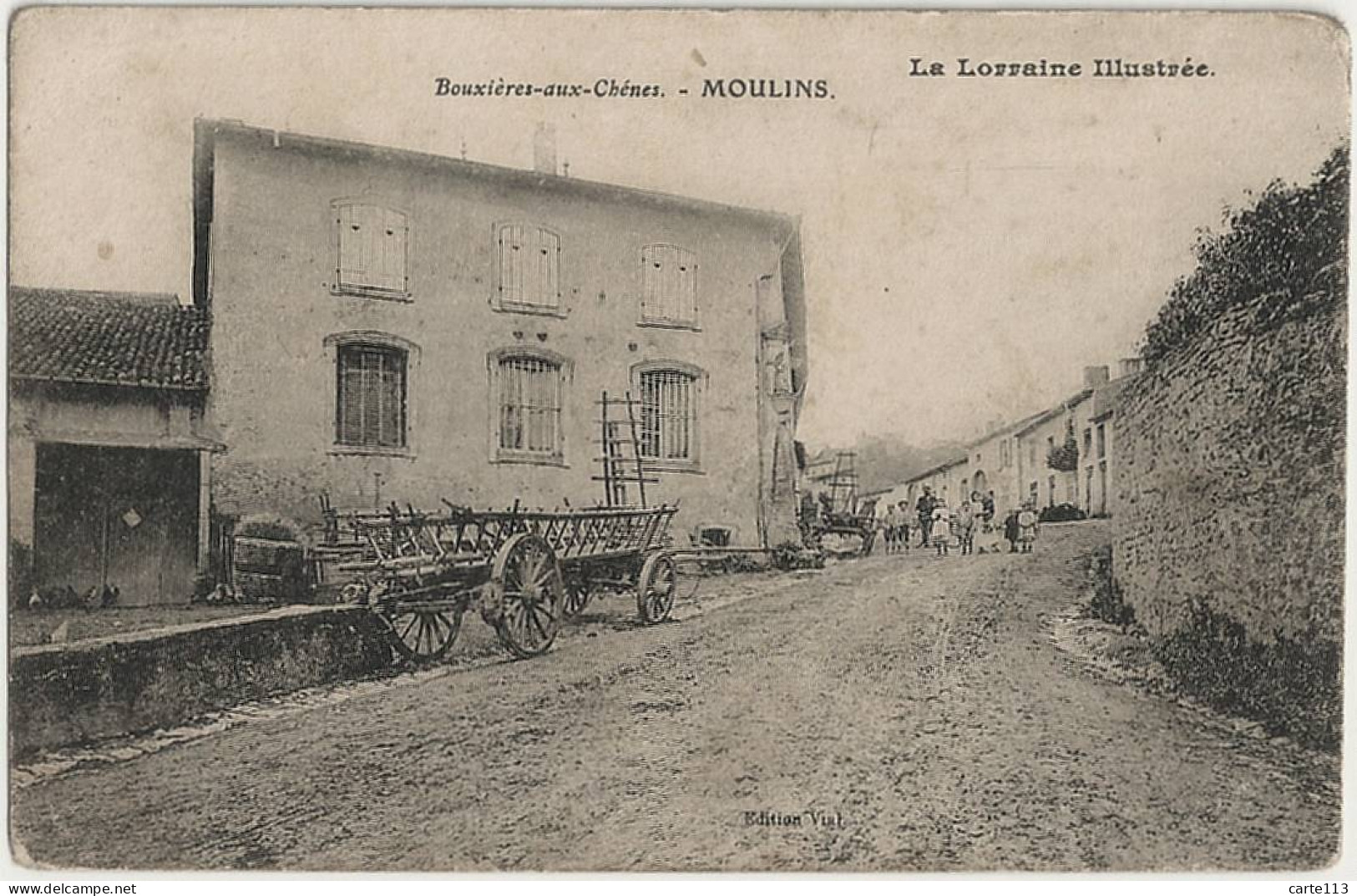 54 - B30807CPA - MOULINS -  BOUXIERES AUX CHENES - Animée - Bon état - MEURTHE-ET-MOSELLE - Sonstige & Ohne Zuordnung