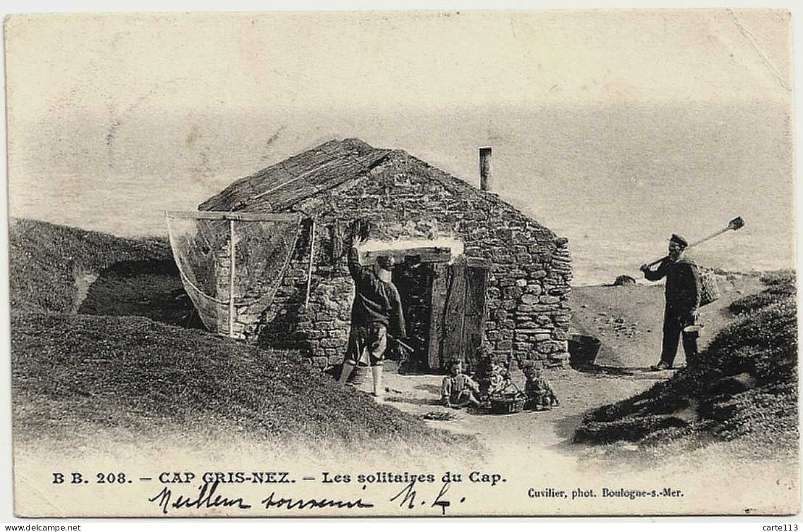 62 - B30633CPA - CAP GRIS NEZ - Les Solitaires Du Cap - Dos Non Divisé, Avant 1904 - Bon état - PAS-DE-CALAIS - Other & Unclassified