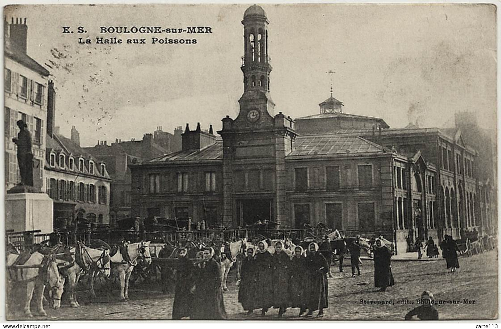 62 - B30573CPA - BOULOGNE SUR MER - La Halle Aux Poissons - Bon état - PAS-DE-CALAIS - Boulogne Sur Mer