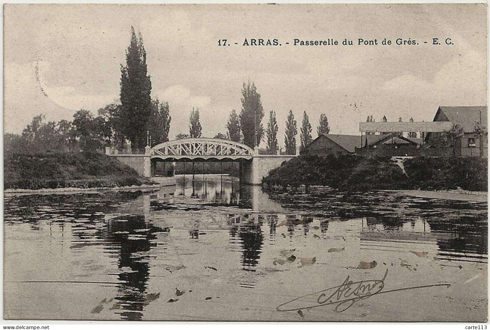 62 - B30562CPA - ARRAS - Passerelle Du Pont De Gres - Parfait état - PAS-DE-CALAIS - Arras