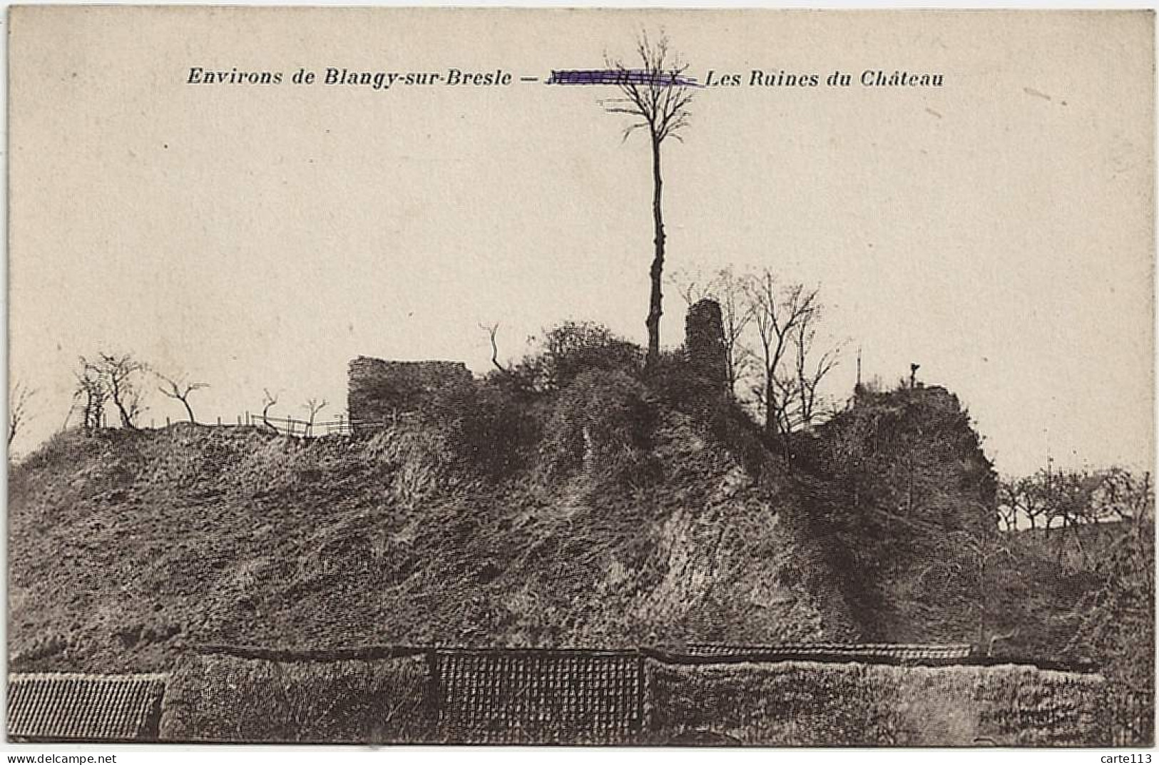59 - B30148CPA - MONCHAUX - BLANGY SUR BRESLE - Les Ruines Du Chateau - Parfait état - NORD - Sonstige & Ohne Zuordnung