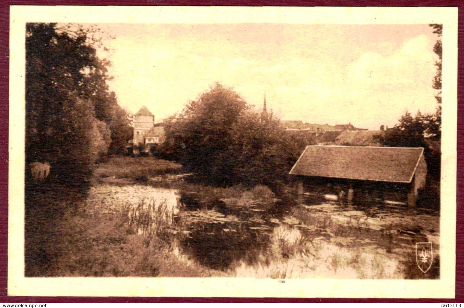 28 - B28196CPA - DANGEAU - Le Colombier - Lavoir - Très Bon état - EURE-ET-LOIR - Autres & Non Classés