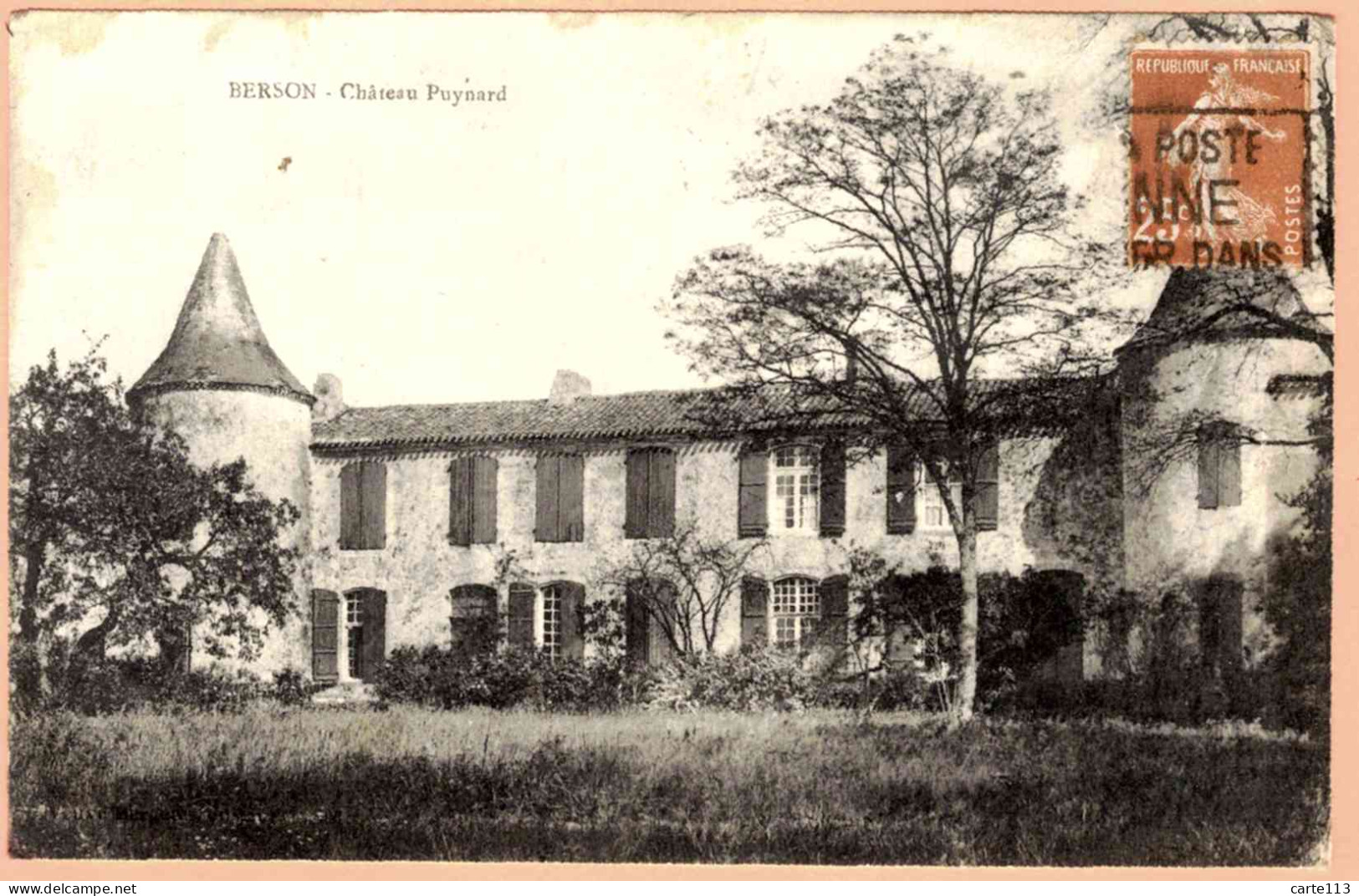 33 - B28193CPA - BERSON - Chateau Puynard - Bon état - GIRONDE - Sonstige & Ohne Zuordnung