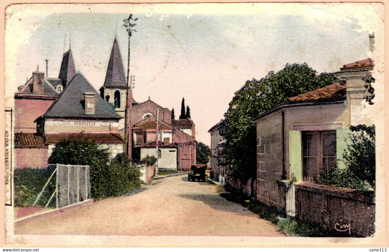 33 - B28191CPA - BERSON - Avenue De L'eglise - Assez Bon état - GIRONDE - Andere & Zonder Classificatie