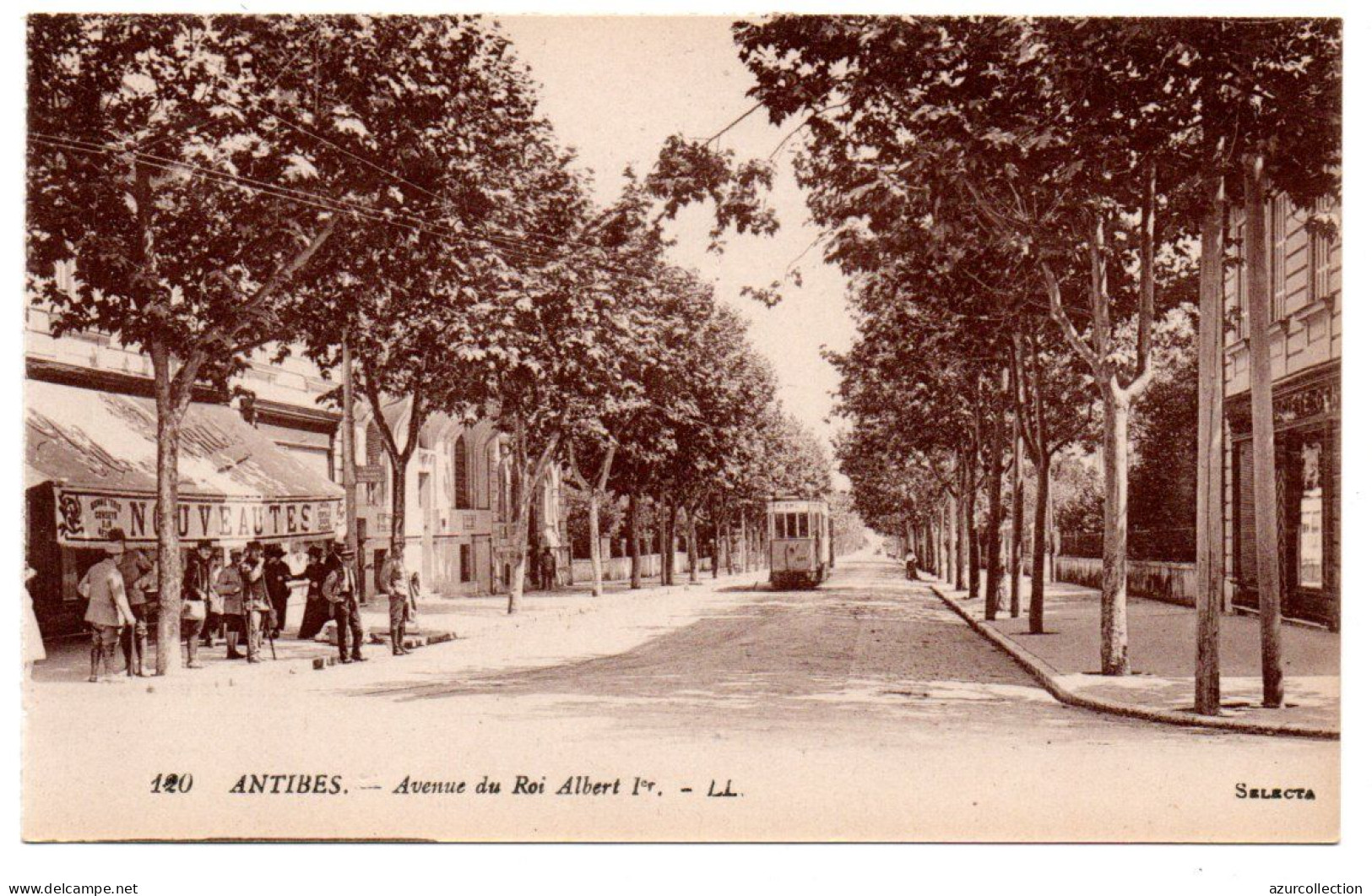 Thorenc. Avenue Du Roi Albert 1er. Tramway - Antibes - Altstadt