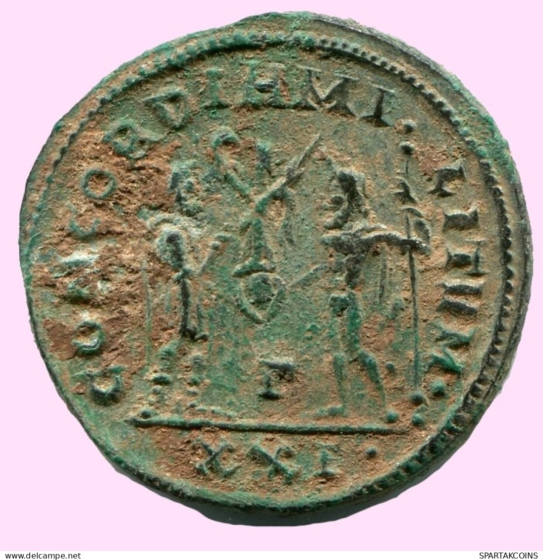 DIOCLETIAN ANTONINIANUS CYZICUS CONCORDIAMILITVM ?/XXI RIC306A #ANC12199.43.D.A - La Tétrarchie (284 à 307)