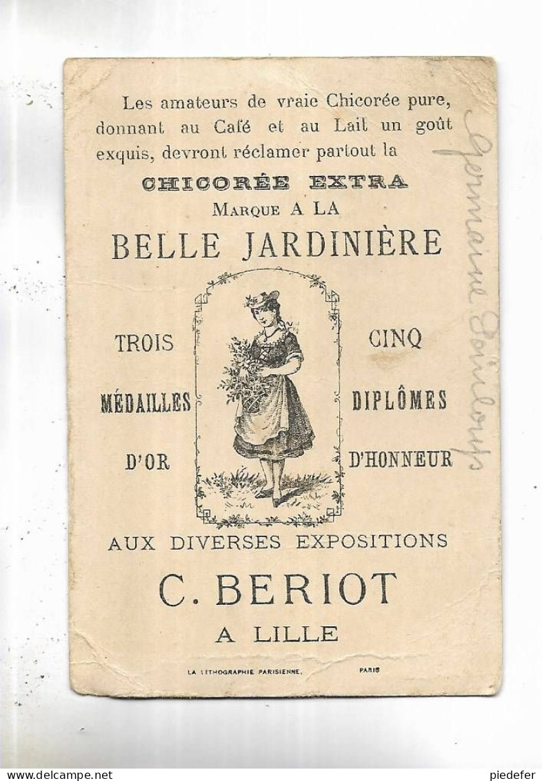 Chromo " Vieilles Coutumes ". Bretagne - Le Pardon De Ste-Anne D' Auray. Chicorée La Belle Jardinière. C. Beriot à Lille - Tea & Coffee Manufacturers