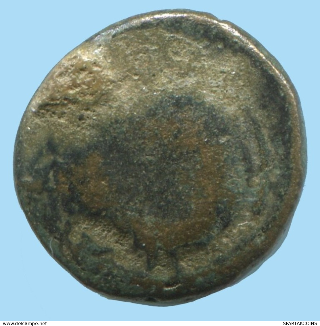 GENUINE ANTIKE GRIECHISCHE Münze 1.9g/13mm #AG176.12.D.A - Greek