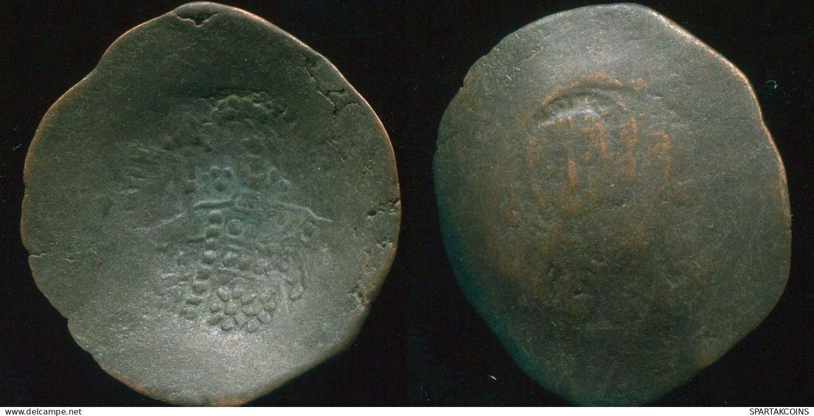 BYZANTINISCHE Münze  EMPIRE Aspron Trache Antike Münze 3,50g/29,9mm BYZ1076.5.D.A - Byzantium