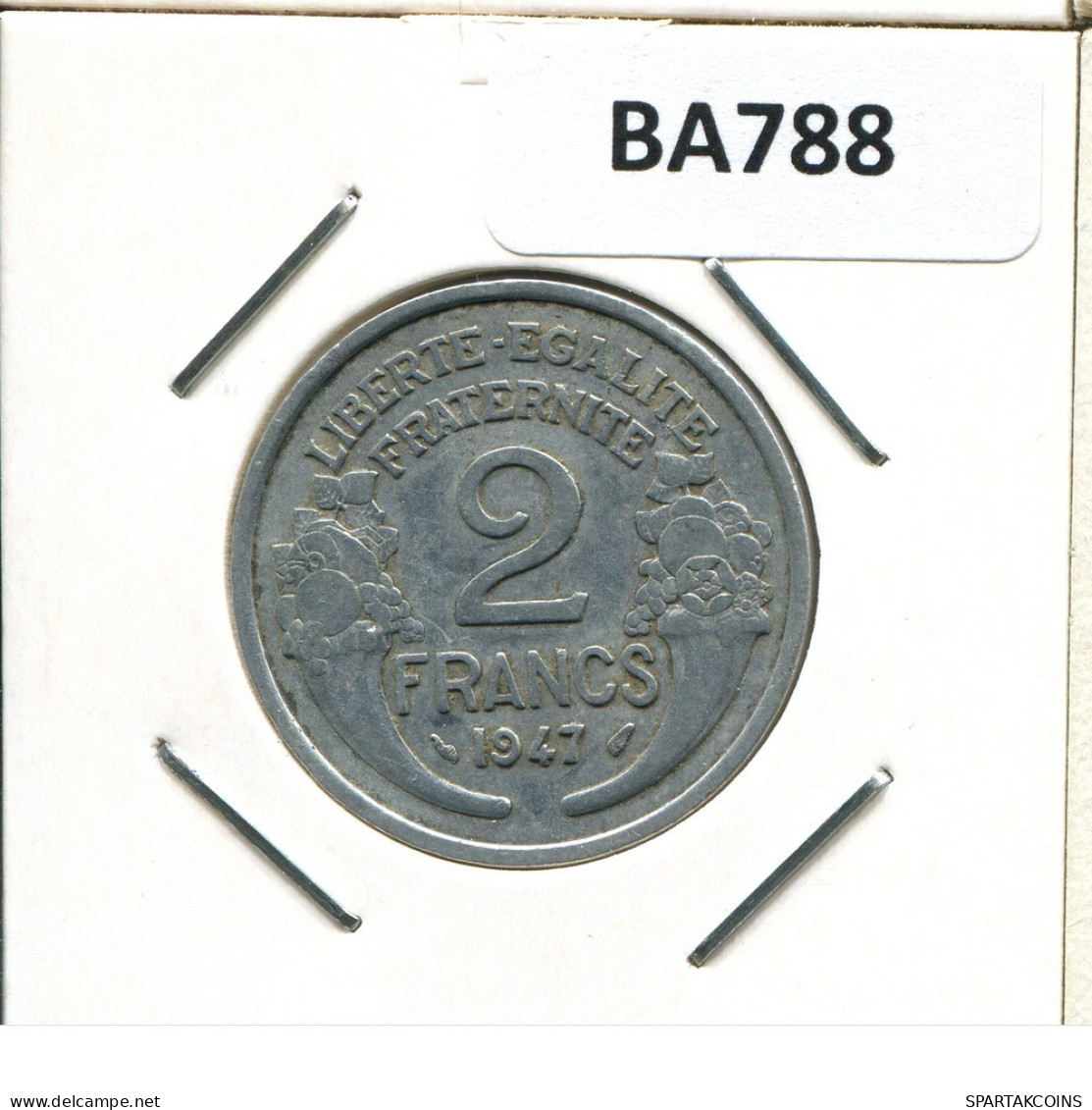 2 FRANCS 1947 FRANCE French Coin #BA788.U.A - 2 Francs