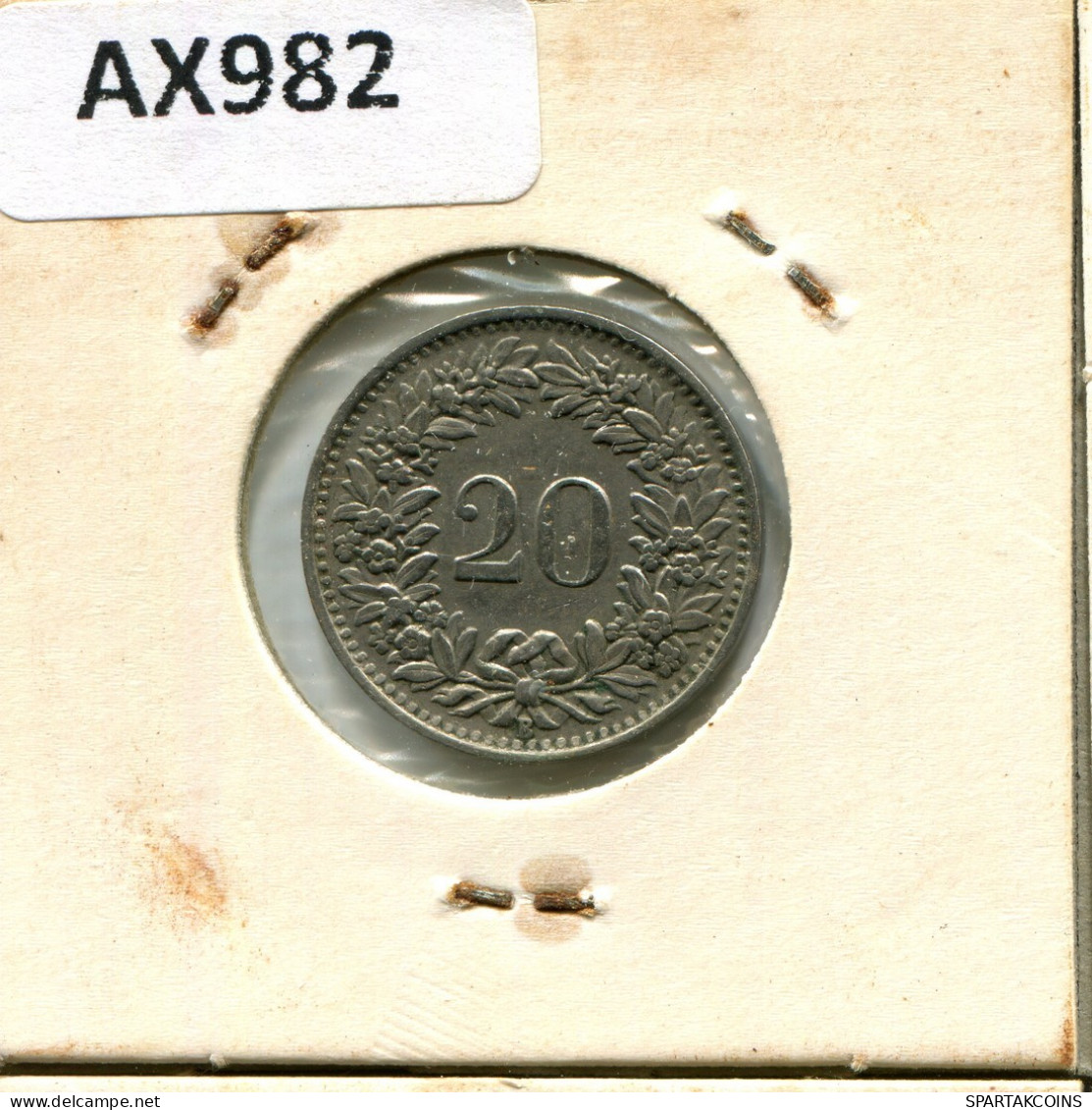 20 RAPPEN 1944 B SWITZERLAND Coin #AX982.3.U.A - Autres & Non Classés