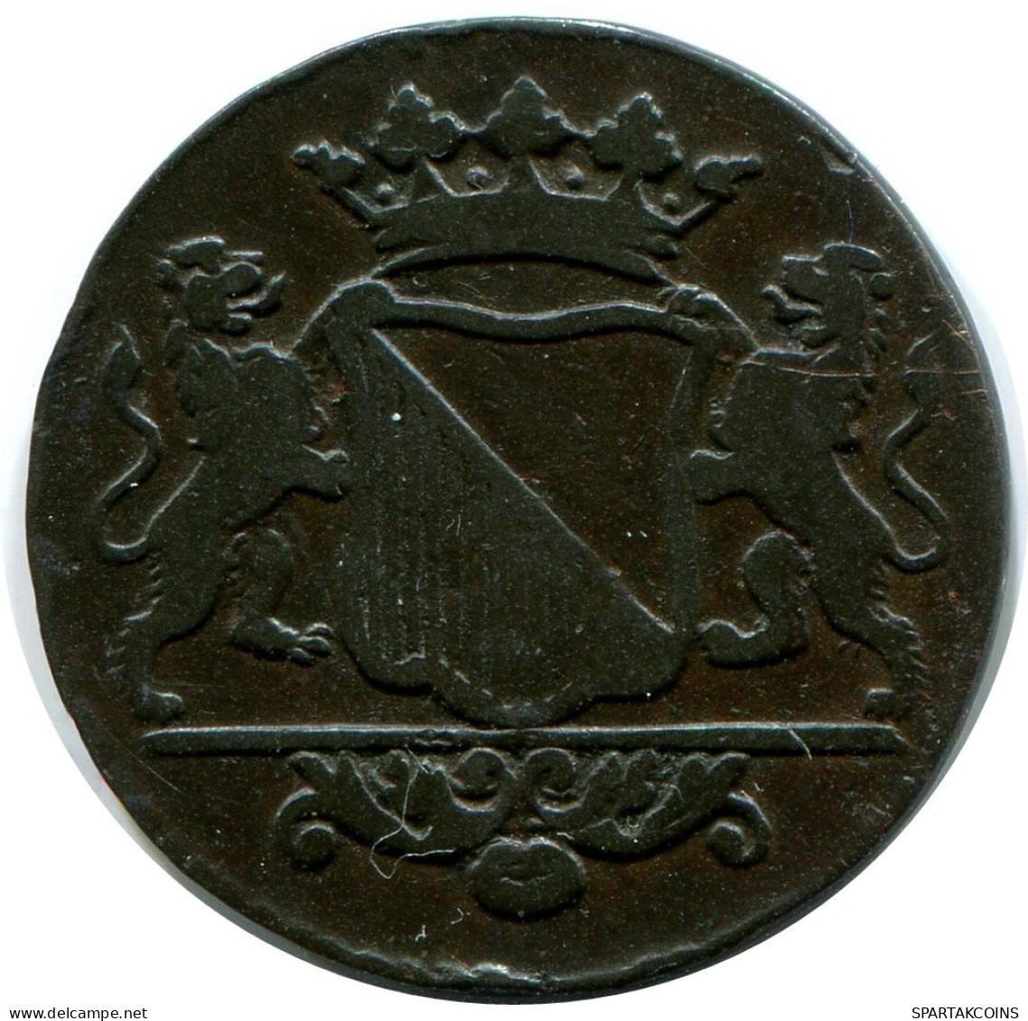 1745 UTRECHT VOC DUIT NEERLANDÉS NETHERLANDS INDIES #VOC1492.11.E.A - Nederlands-Indië