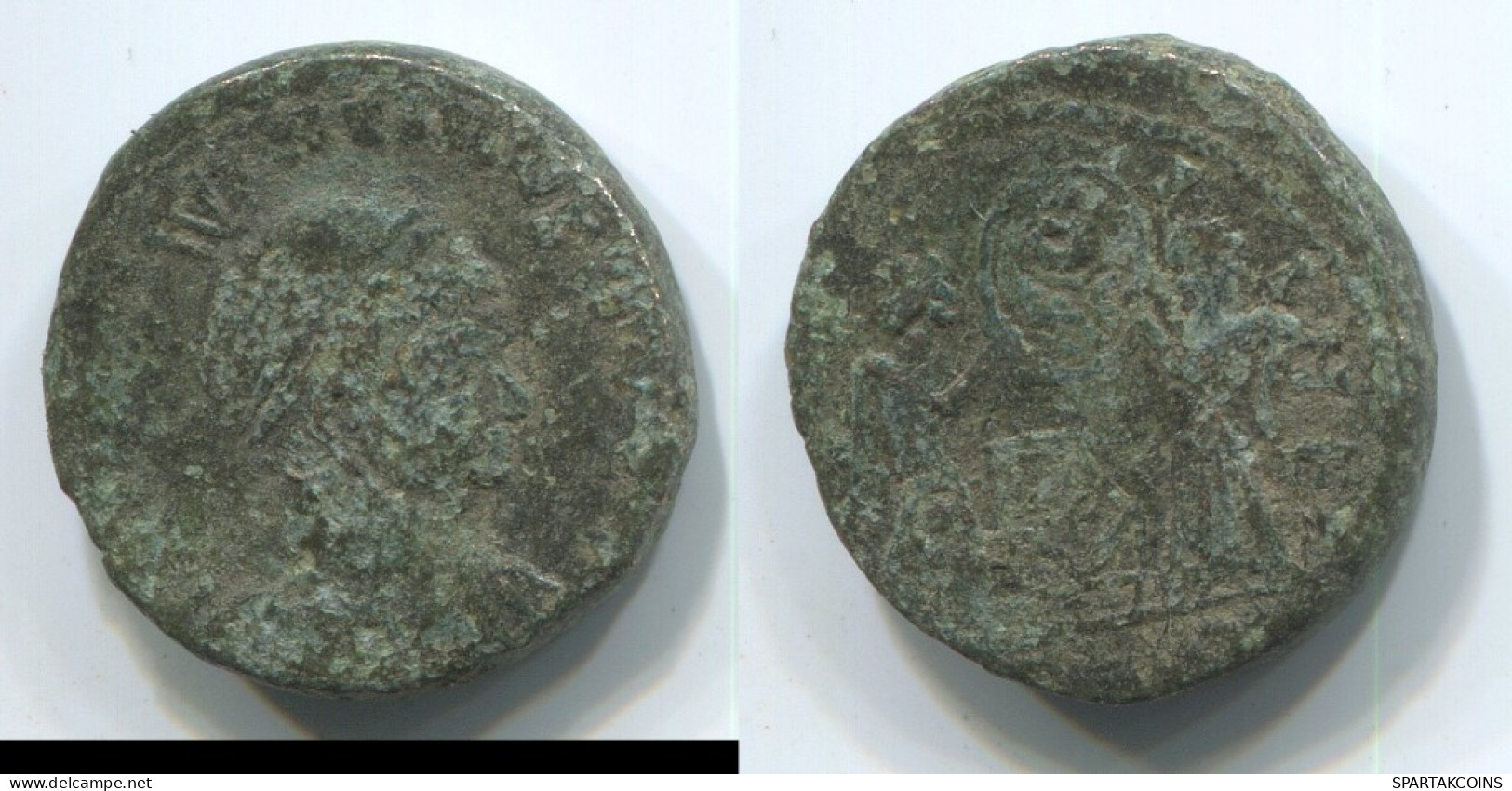 LATE ROMAN EMPIRE Follis Antique Authentique Roman Pièce 2.7g/16mm #ANT2124.7.F.A - The End Of Empire (363 AD To 476 AD)