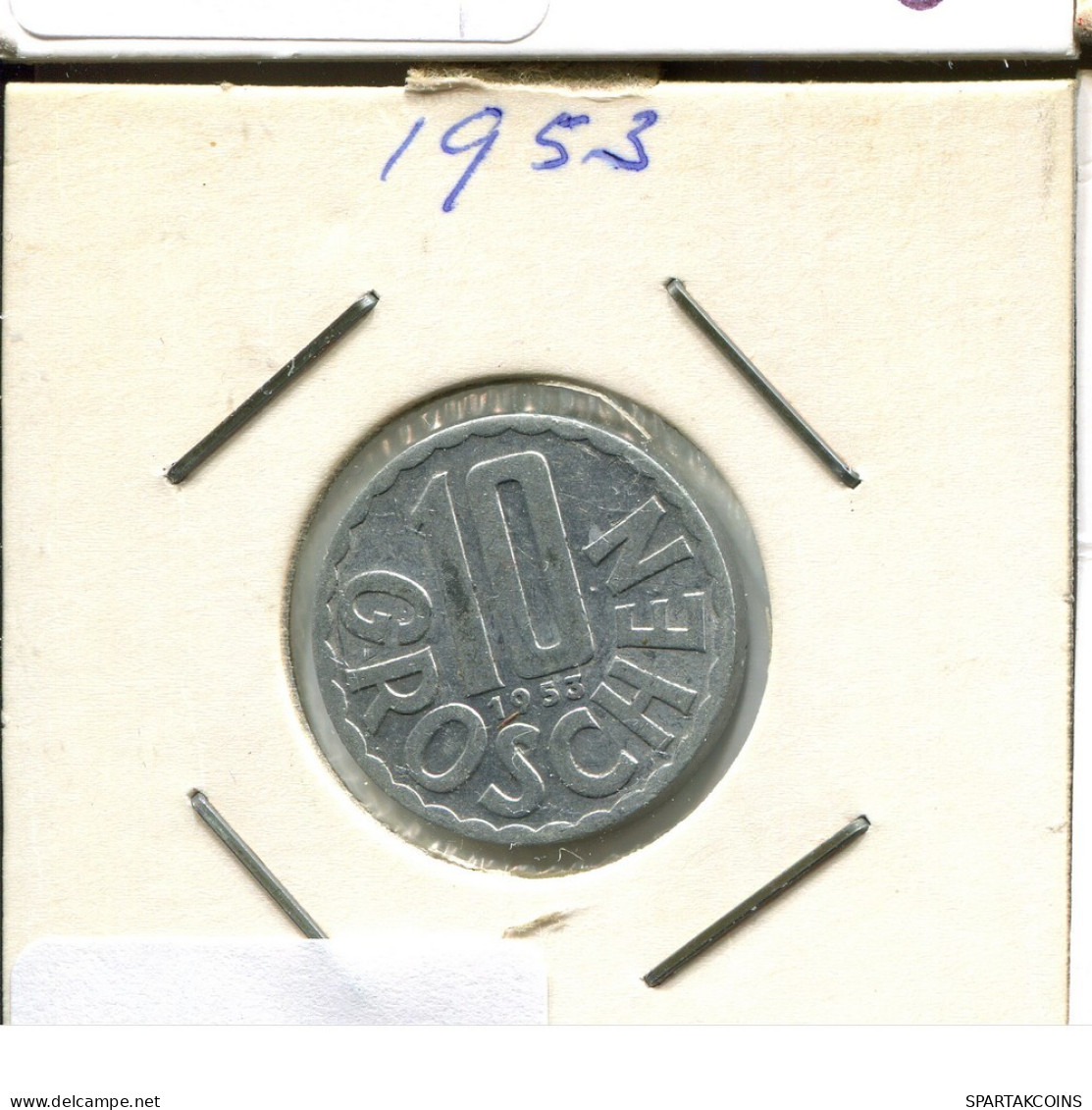 10 GROSCHEN 1953 AUSTRIA Moneda #AT537.E.A - Autriche
