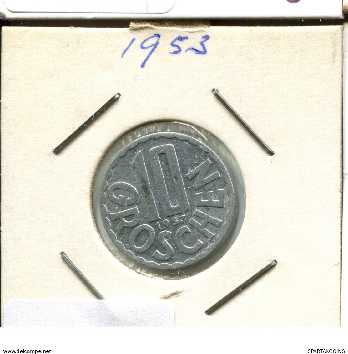 10 GROSCHEN 1953 AUSTRIA Moneda #AT537.E.A - Austria