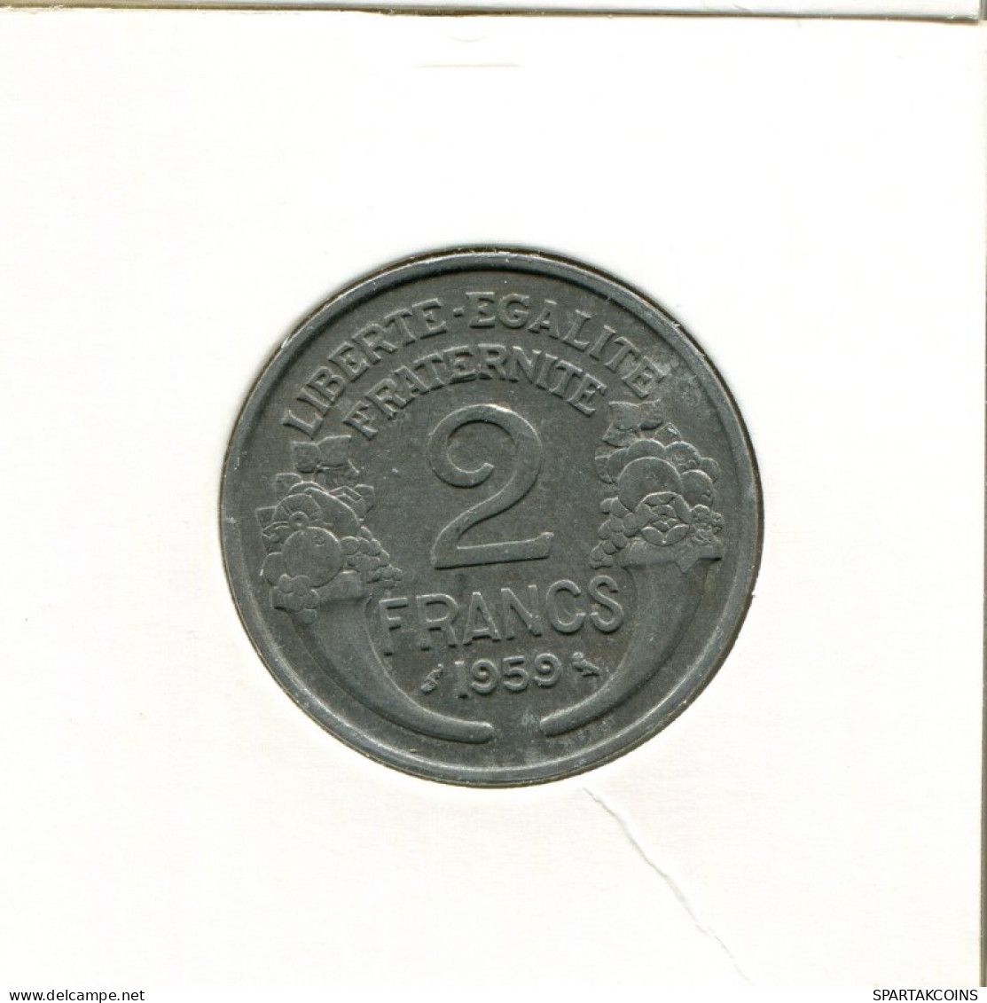 2 FRANCS 1959 FRANCE Pièce Française #AK661.F.A - 2 Francs