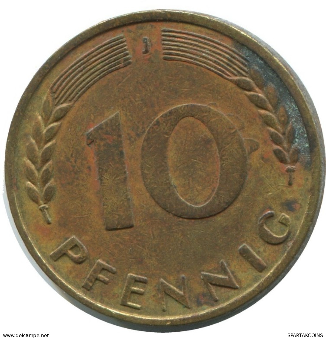 10 PFENNIG 1950 J BRD DEUTSCHLAND Münze GERMANY #AD559.9.D.A - 10 Pfennig