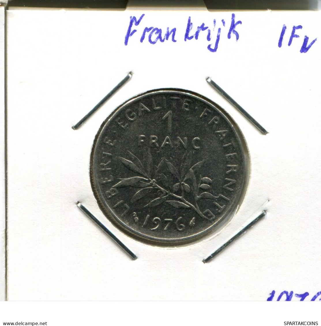 1 FRANC 1976 FRANCE Pièce Française #AM573.F.A - 1 Franc