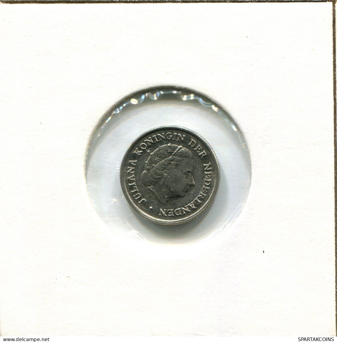 10 CENT 1958 NEERLANDÉS NETHERLANDS Moneda #AU335.E.A - 1948-1980 : Juliana