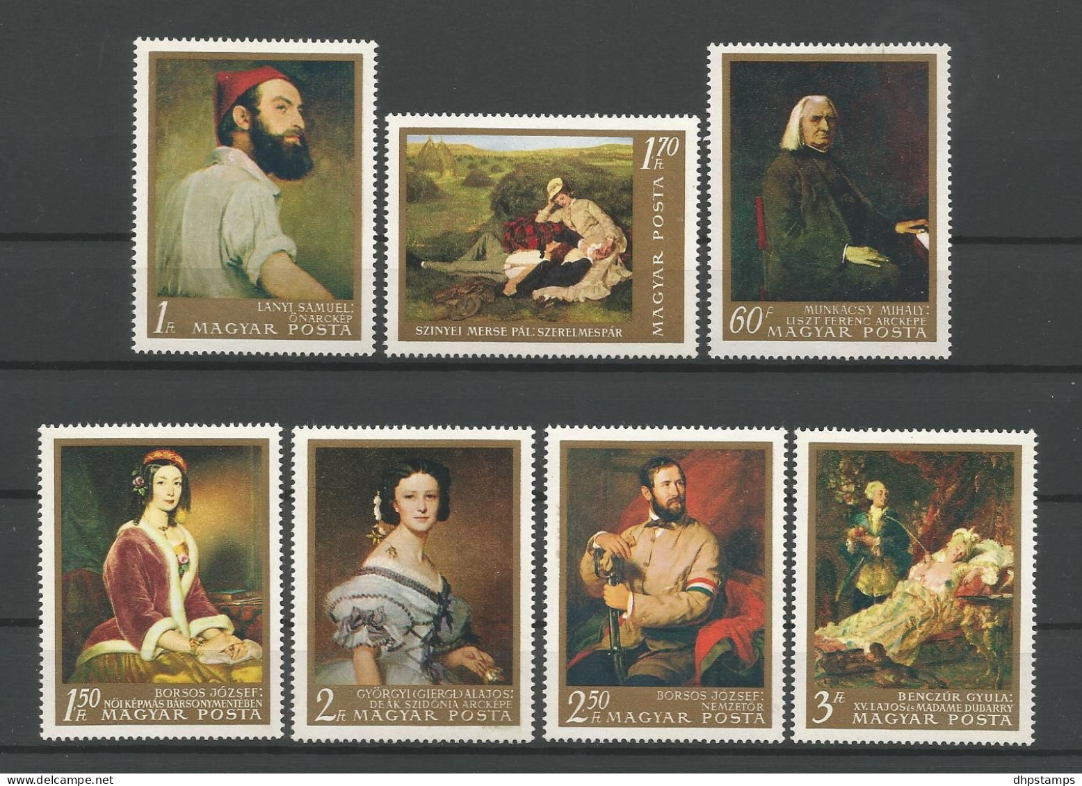 Hungary 1967 Paintings Y.T. 1896/1902 ** - Unused Stamps