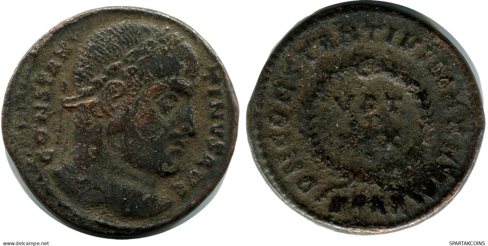 CONSTANTINE I MINTED IN HERACLEA FOUND IN IHNASYAH HOARD EGYPT #ANC11216.14.U.A - The Christian Empire (307 AD Tot 363 AD)