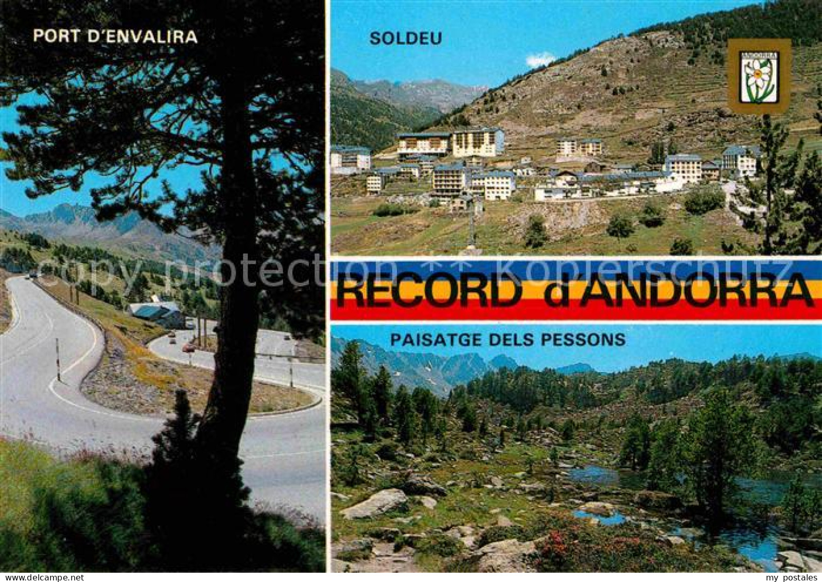 72725082 Valls D Andorra Port D Envalira Soldeu Paisatge Dels Pessons Valls D An - Andorre