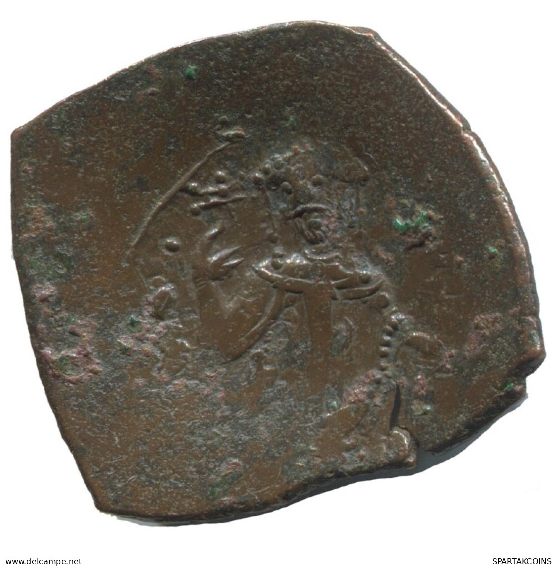 Authentique Original Antique BYZANTIN EMPIRE Trachy Pièce 3.1g/24mm #AG575.4.F.A - Byzantinische Münzen