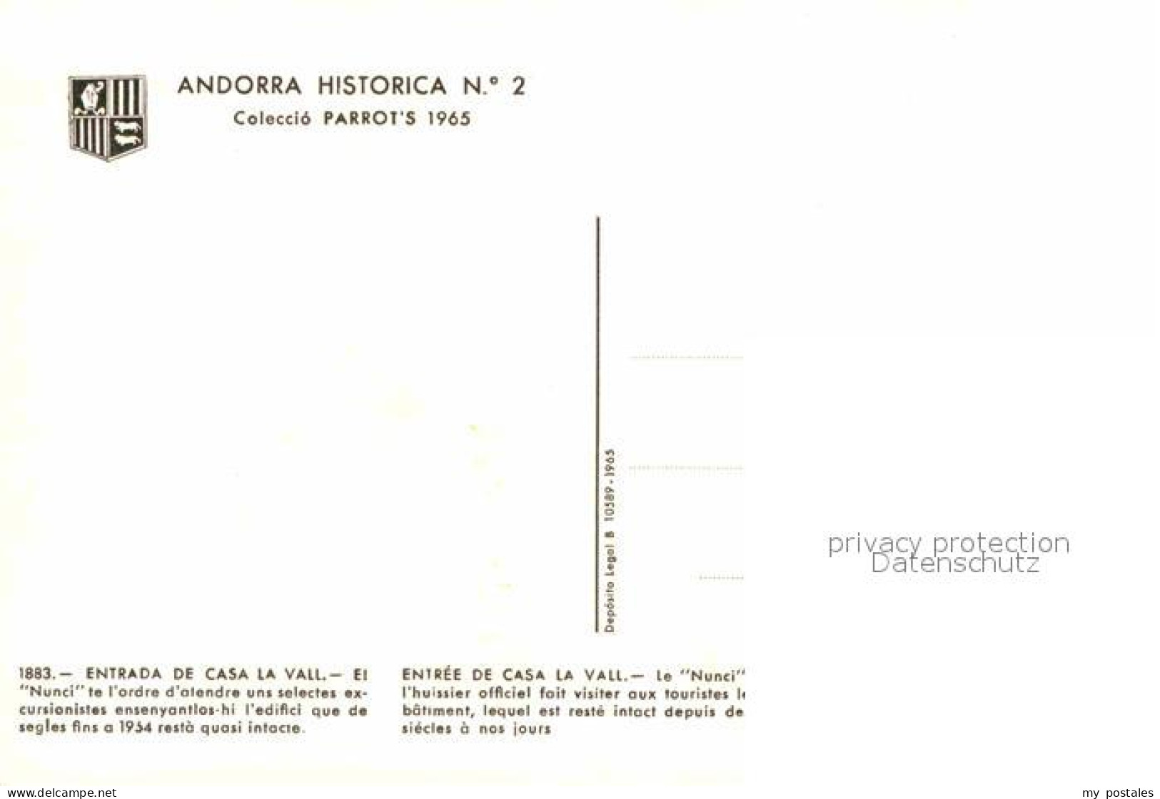 72725061 Andorra Coleccio Parrots 1965 Andorra - Andorra