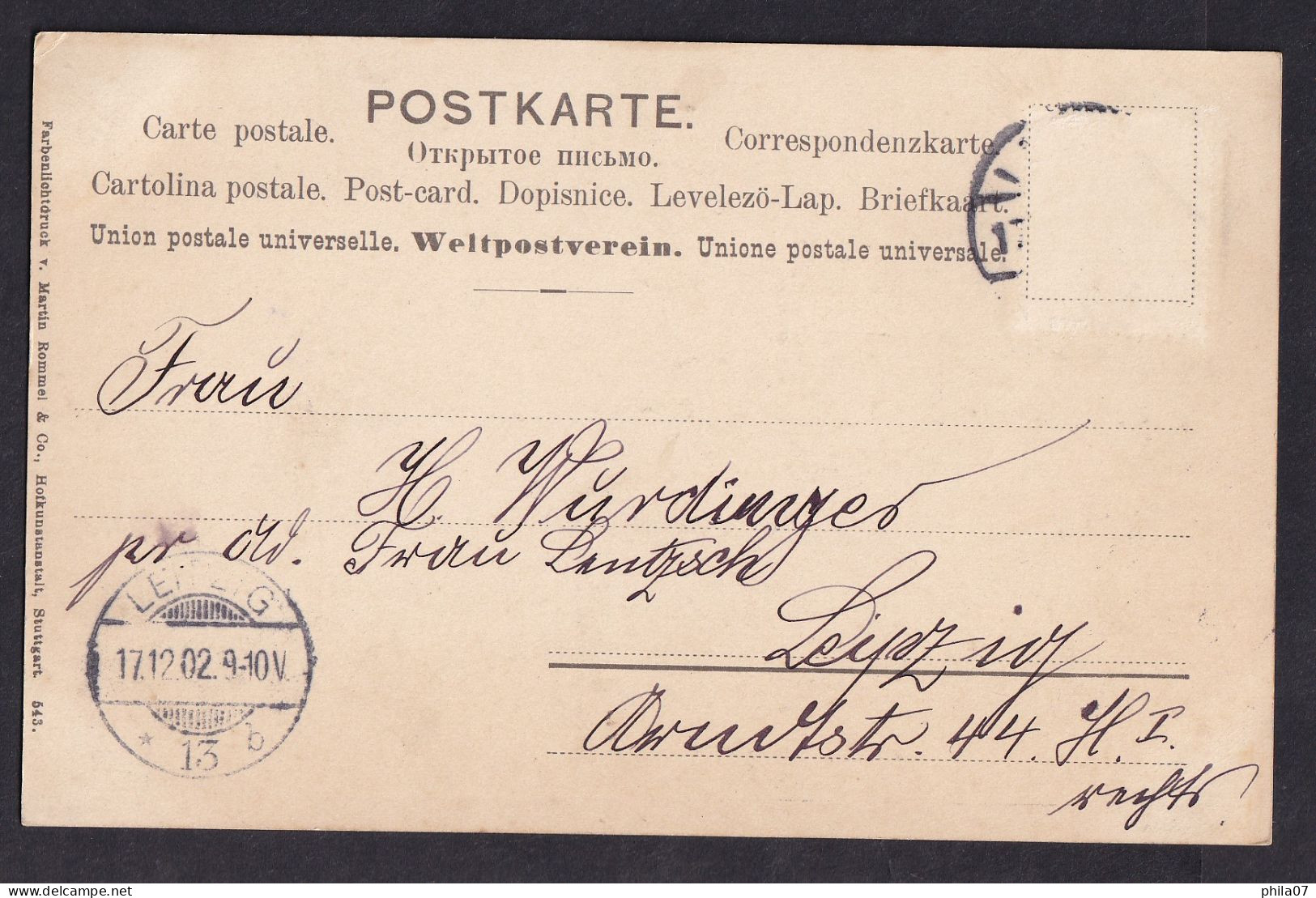 Cones ... / Year 1902 / Long Line Postcard Circulated, 2 Scans - Autres & Non Classés