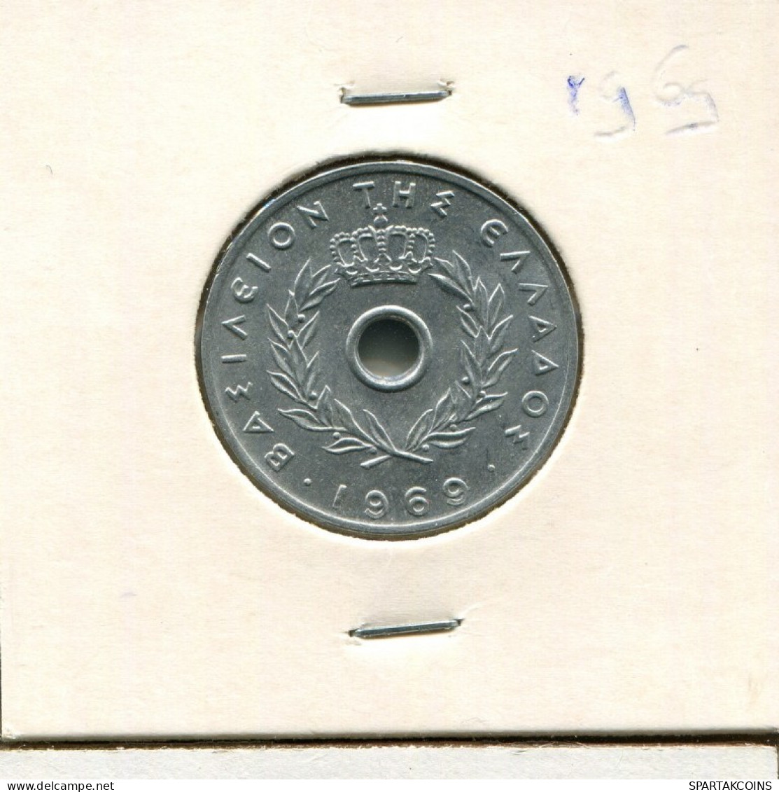 20 LEPTA 1969 GRIECHENLAND GREECE Münze #AK436.D.A - Greece