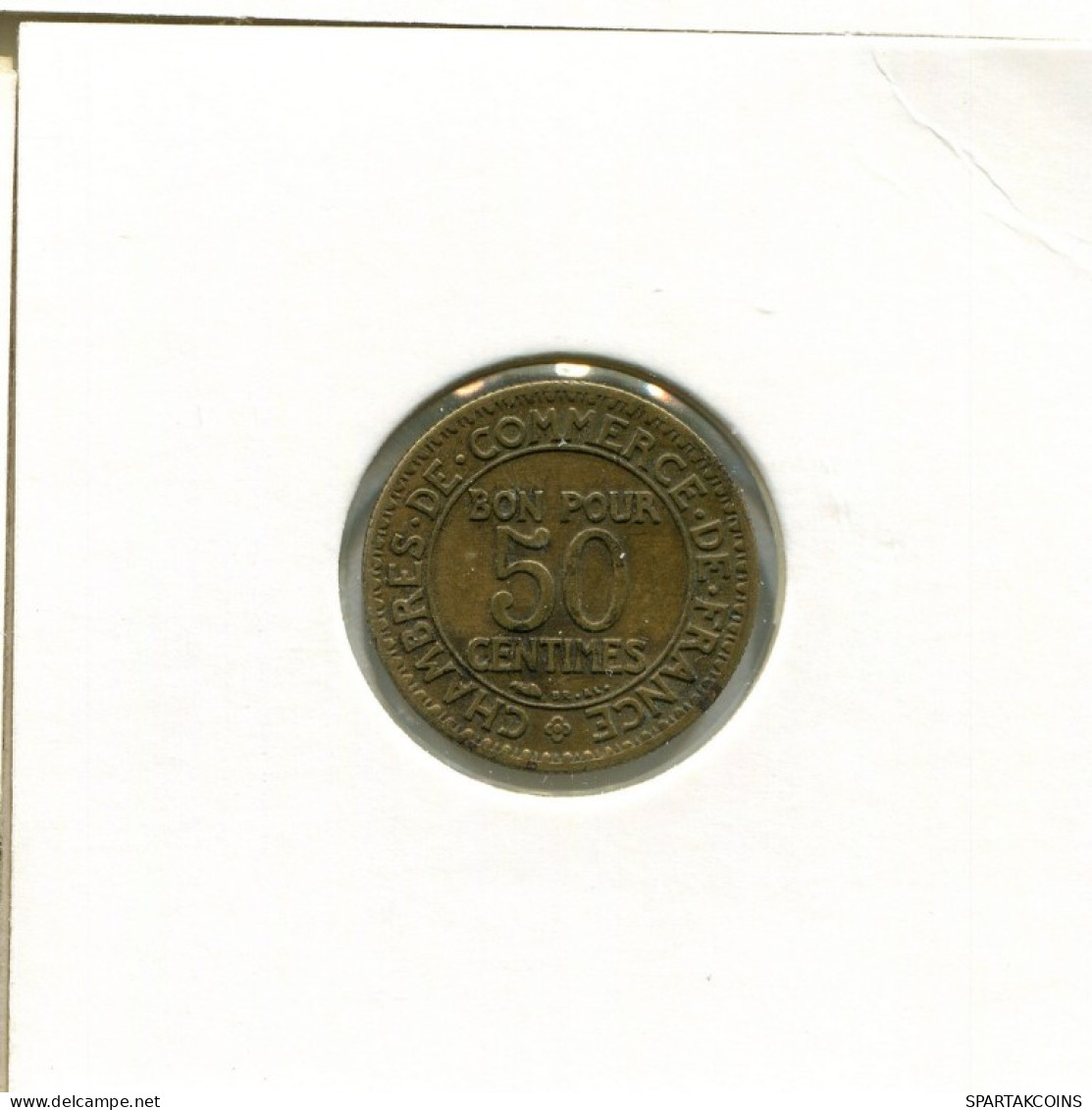 50 CENTIMES 1926 FRANCIA FRANCE Moneda #AK932.E.A - 50 Centimes