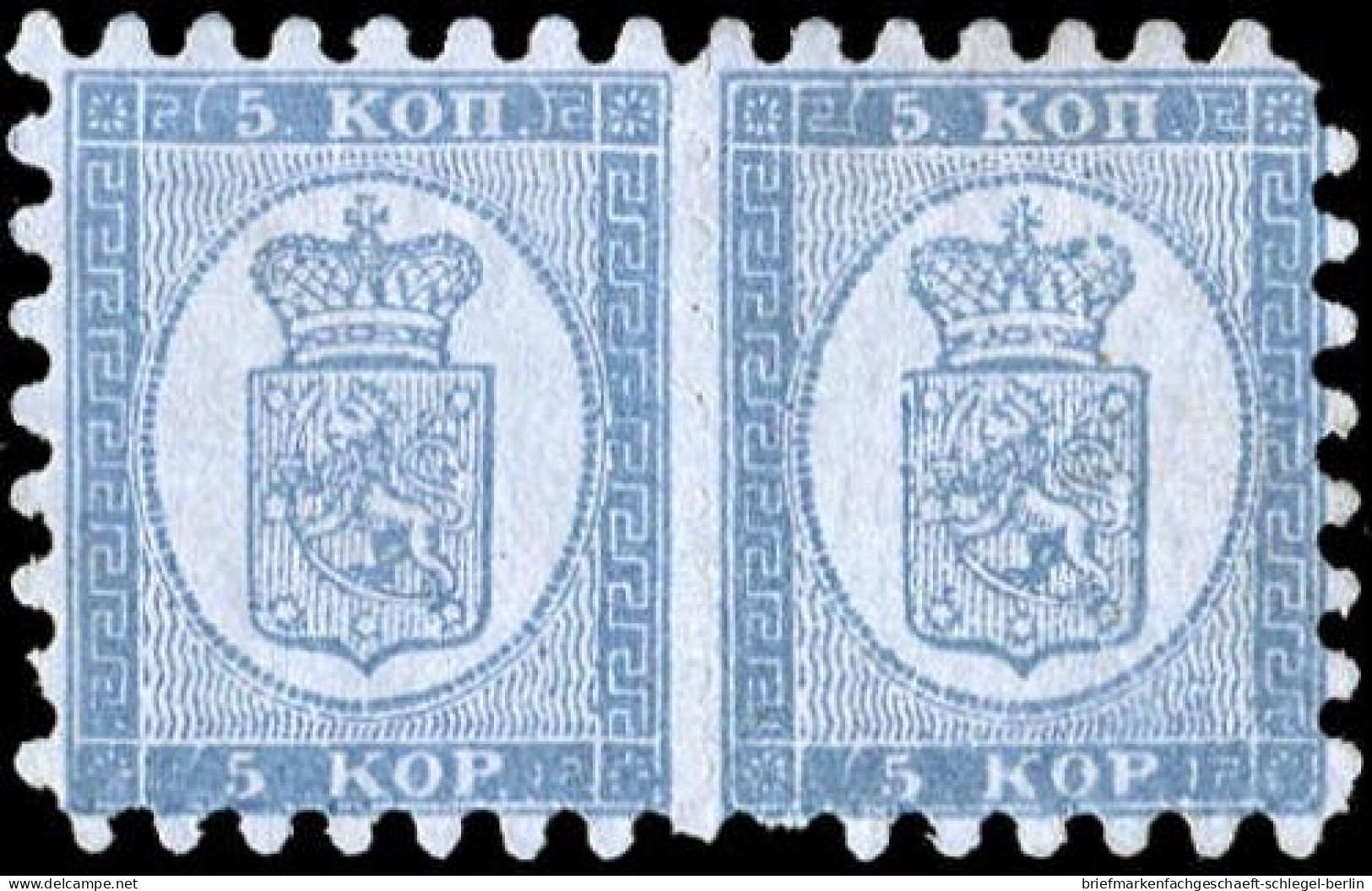 Finnland, 1860, 3 A (2), Ohne Gummi - Sonstige & Ohne Zuordnung