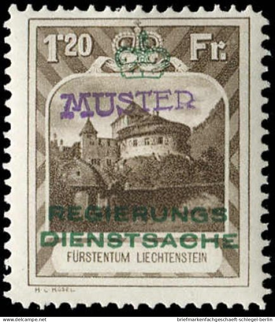 Liechtenstein, 1932, D 1-8, Ungebraucht - Altri & Non Classificati