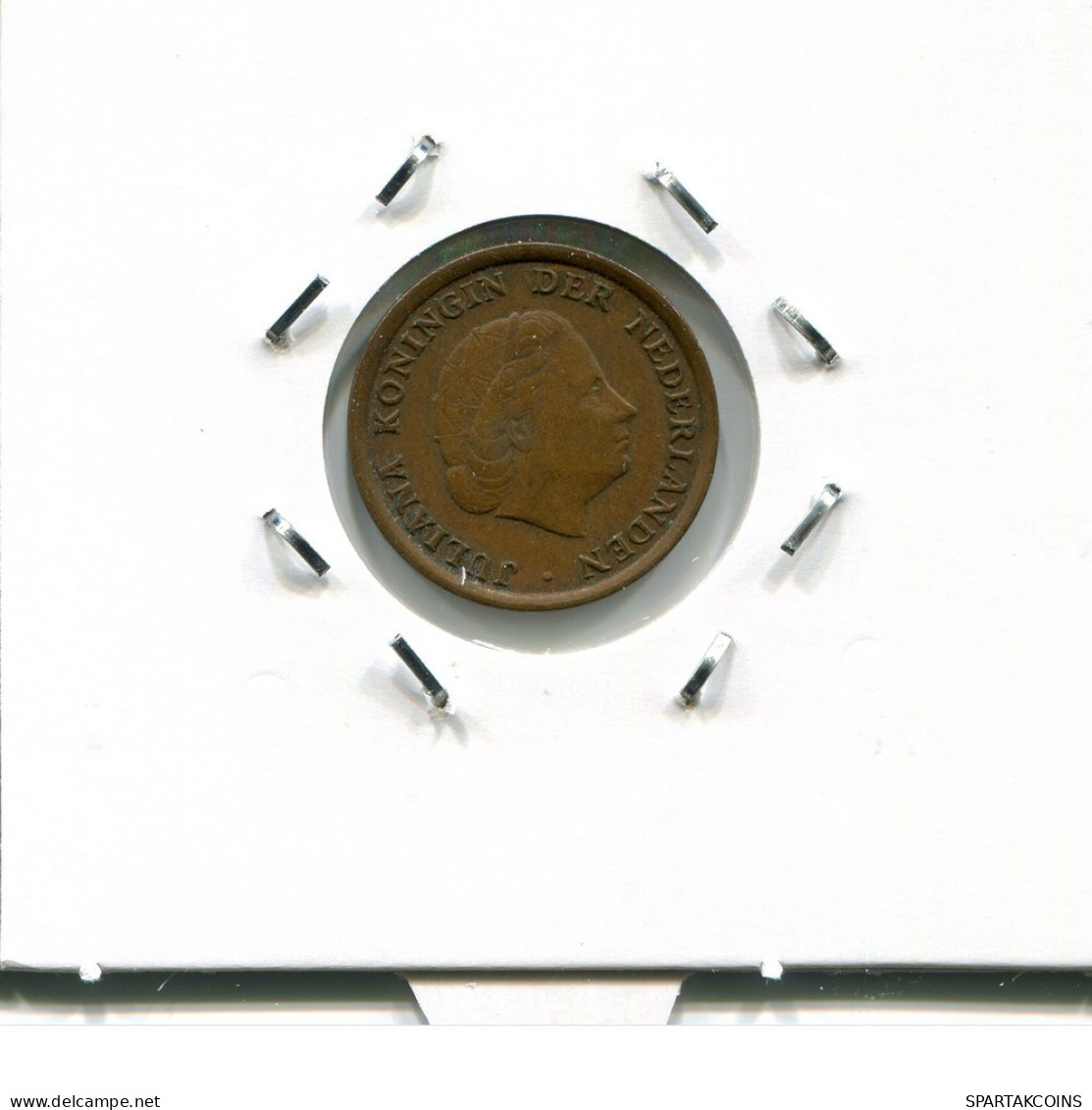 1 CENT 1966 NEERLANDÉS NETHERLANDS Moneda #AR533.E.A - 1948-1980 : Juliana