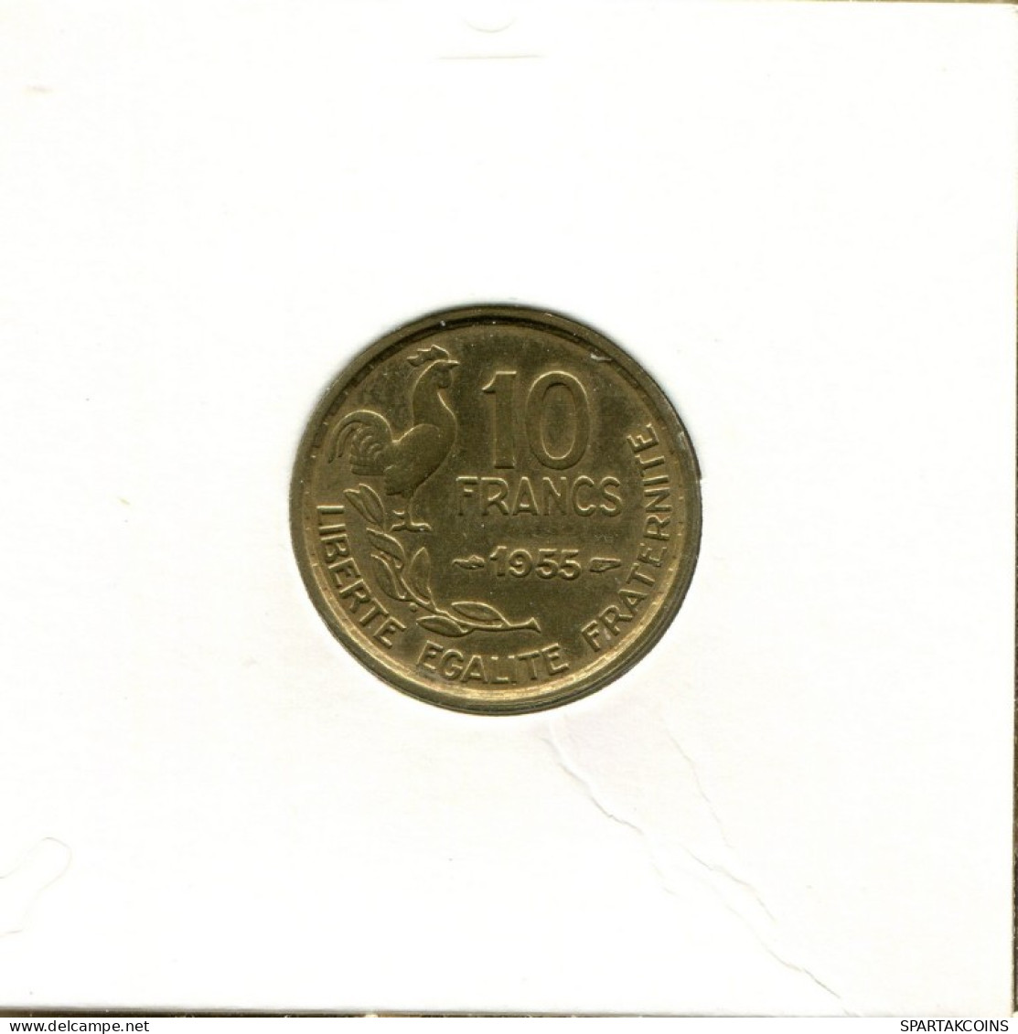 10 FRANCS 1955 FRANCIA FRANCE Moneda #AK851.E.A - 10 Francs