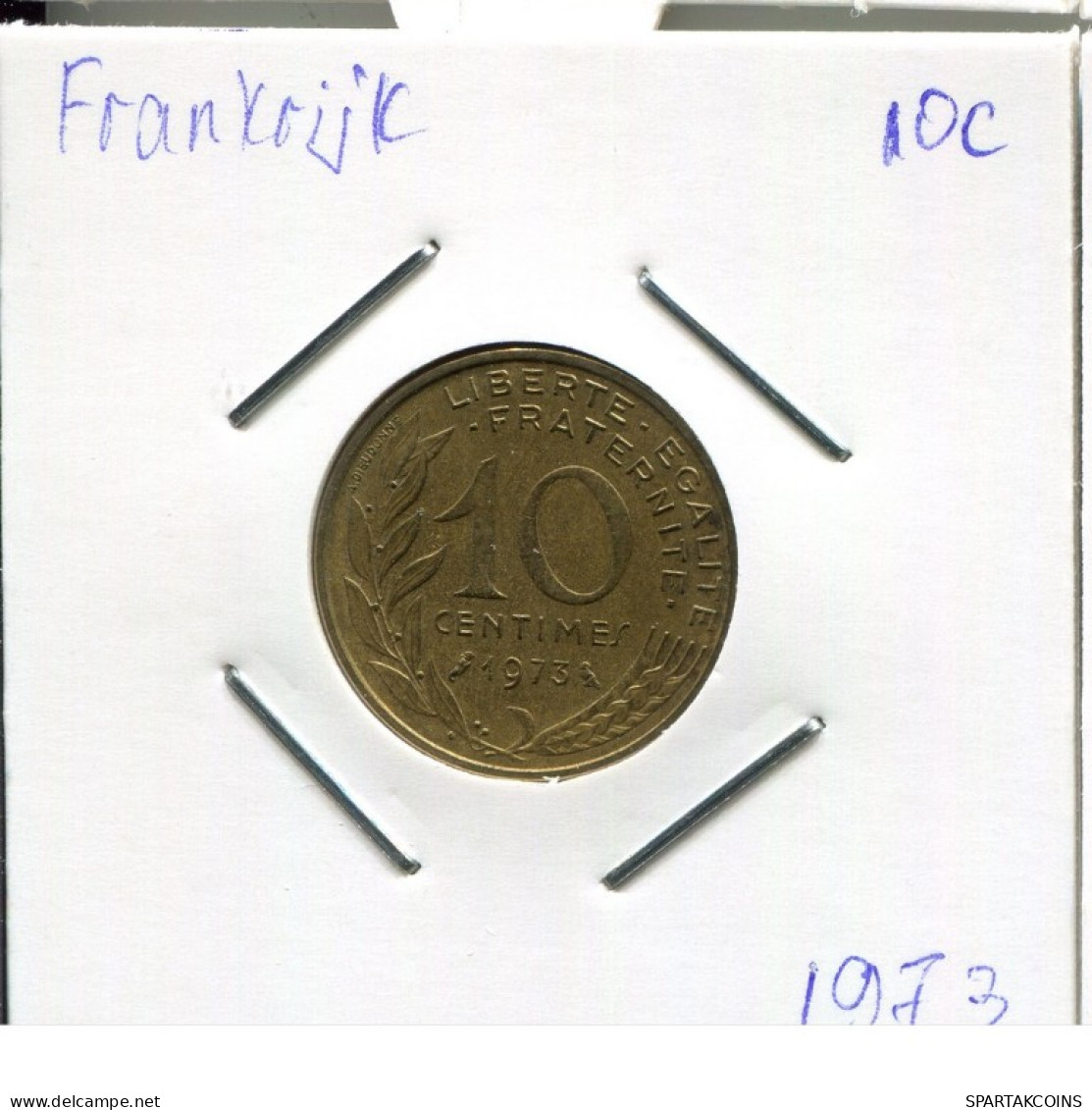 10 CENTIMES 1973 FRANCE Coin French Coin #AM814.U.A - 10 Centimes