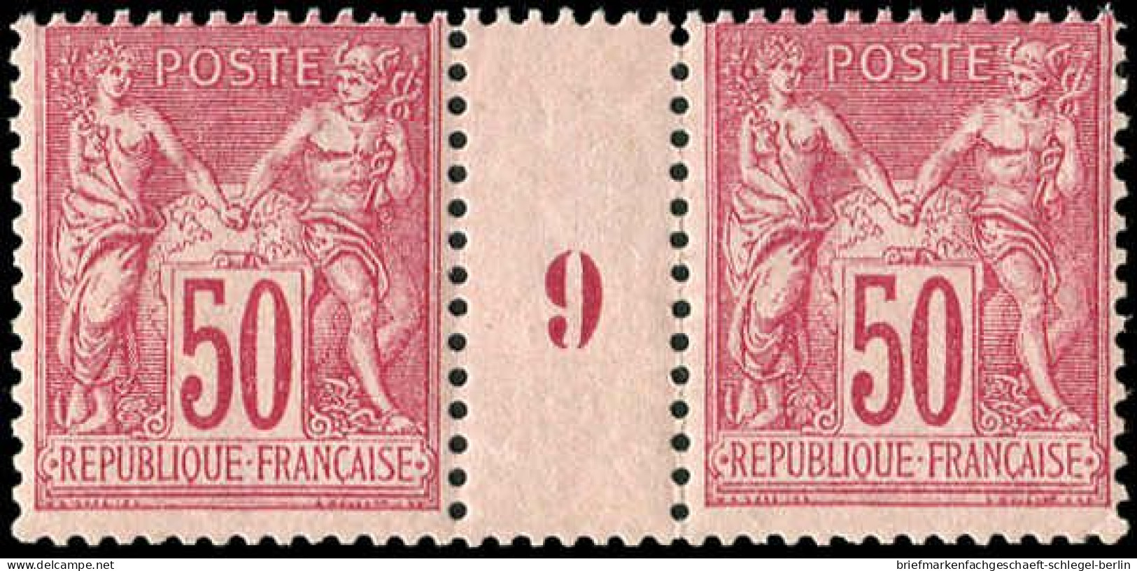 Frankreich, 1890, 81 II (2), Postfrisch - Autres & Non Classés