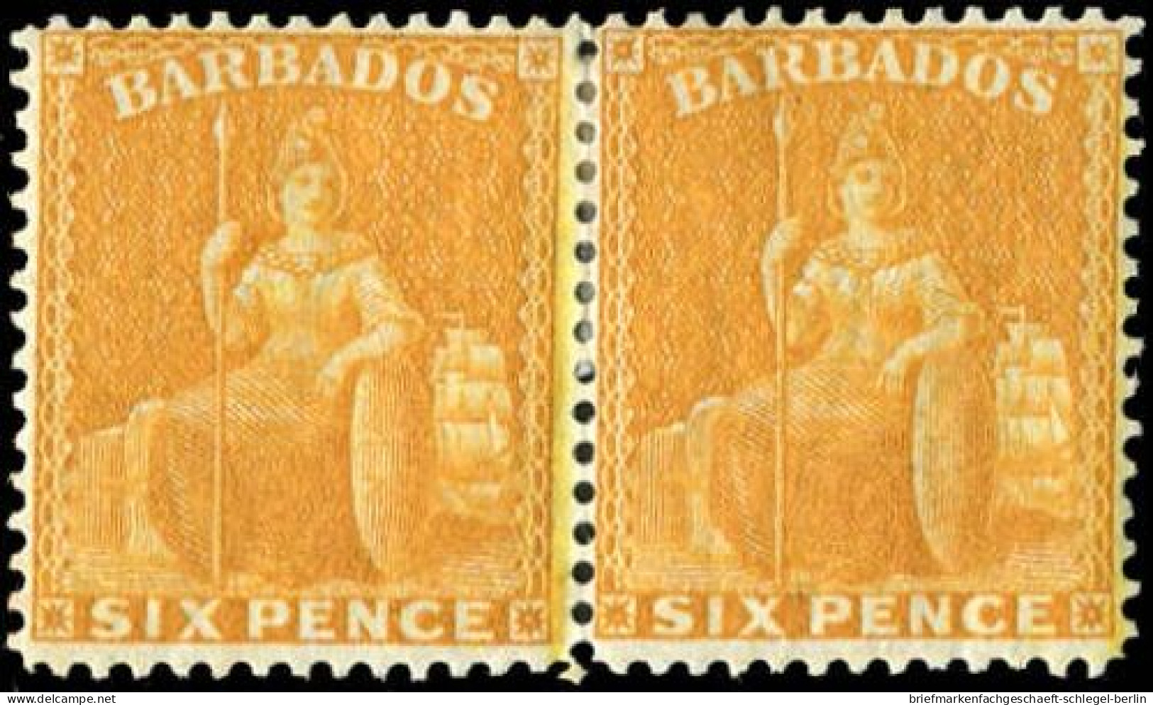 Barbados, 1875, Ungebraucht - Barbados (1966-...)