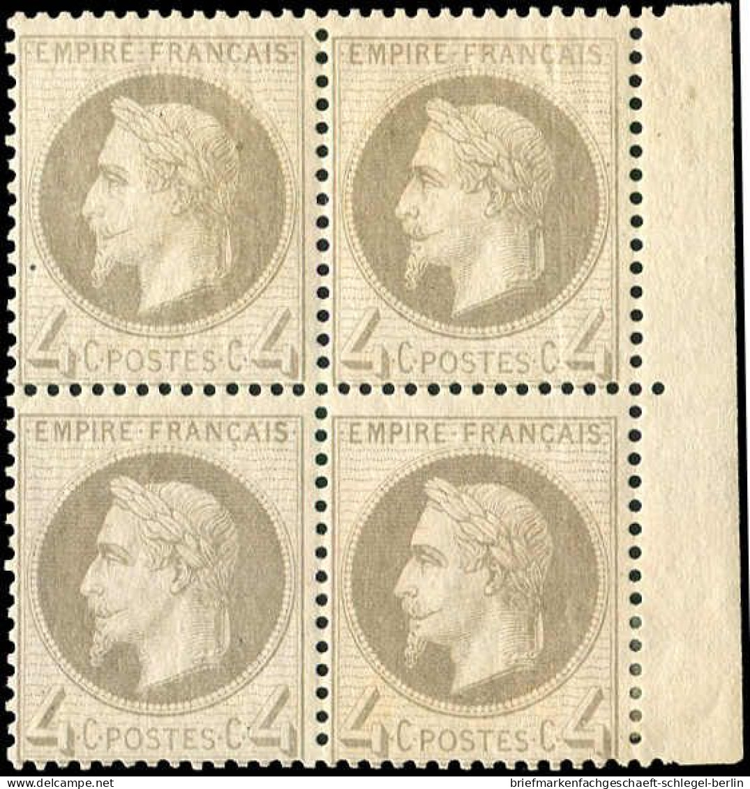 Frankreich, 1862, 26 (4), Postfrisch, Ungebraucht - Sonstige & Ohne Zuordnung