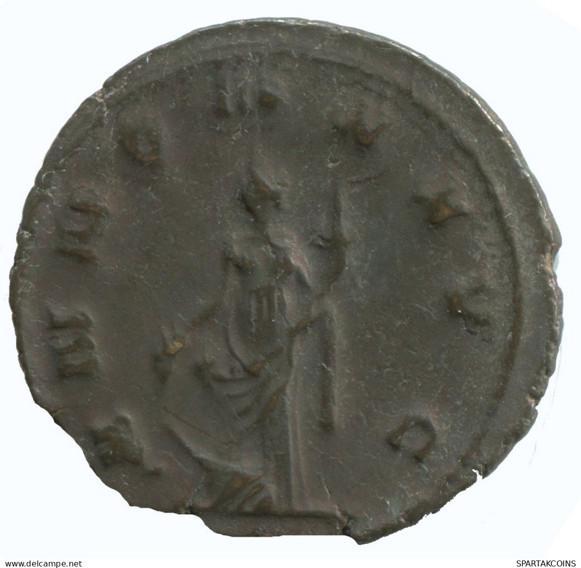 CLAUDIUS II ANTONINIANUS Mediolanum AD139 Annona AVG 2.9g/23mm #NNN1898.18.U.A - The Military Crisis (235 AD Tot 284 AD)