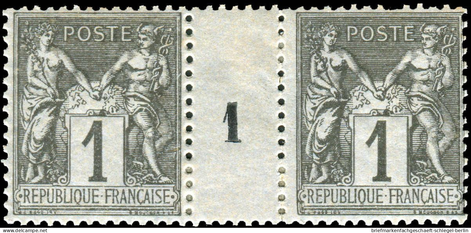 Frankreich, 1877, 68 ZS, Postfrisch, Ungebraucht - Altri & Non Classificati