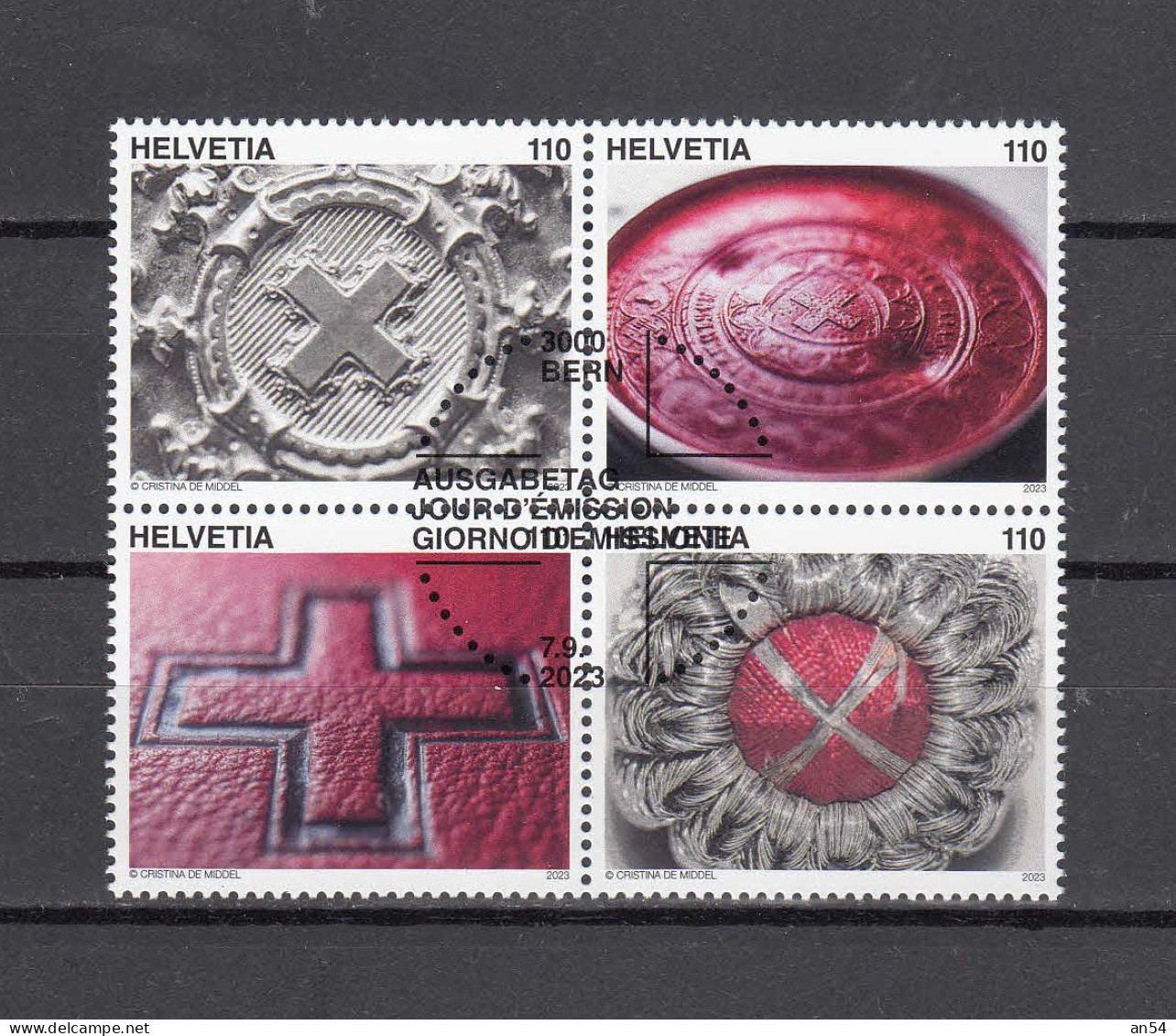 2023     N° 1968 à 1971 BLOC  OBLITERATIONS PREMIER JOUR    CATALOGUE SBK - Used Stamps
