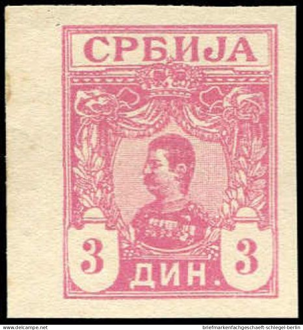 Serbien, 1901, Ex 54-60 U, Ohne Gummi - Serbia