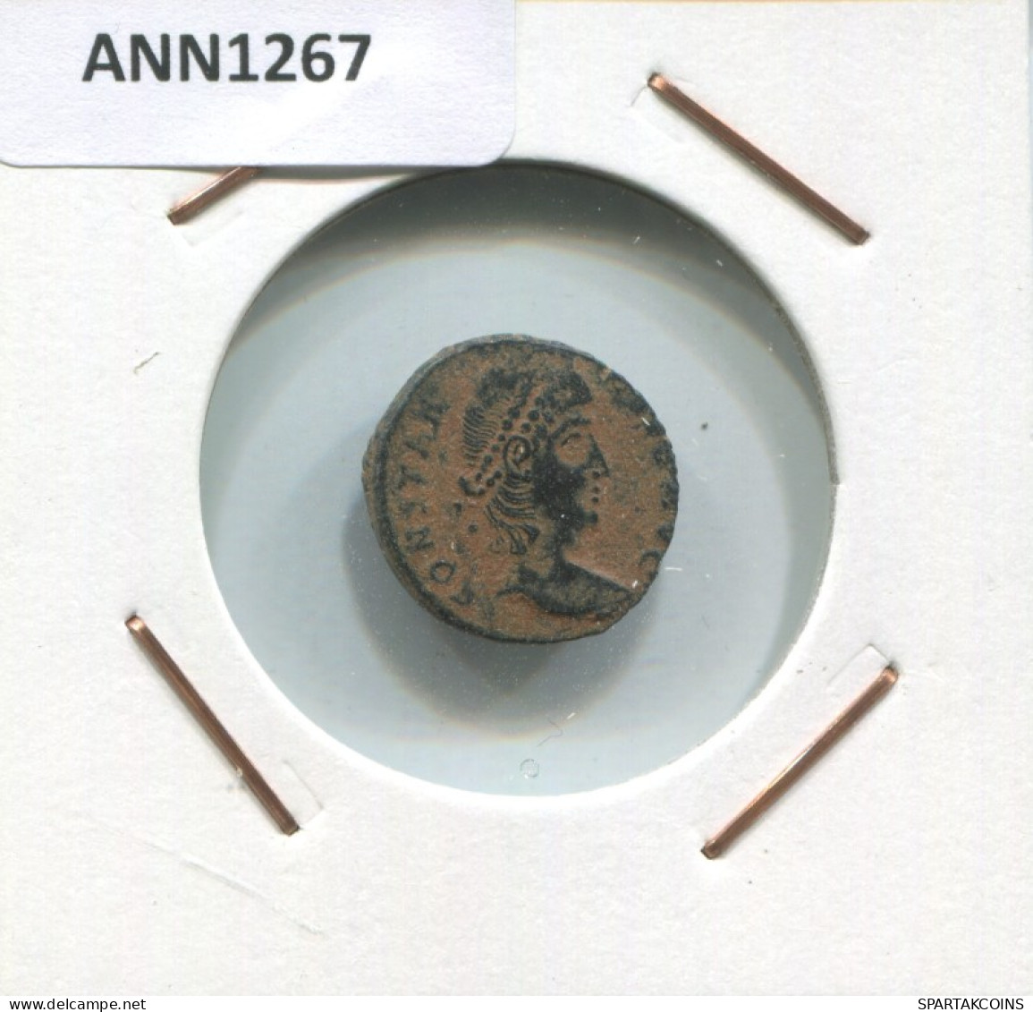 IMPEROR? ANTIOCH SMAN GLORIA EXERCITVS TWO SOLDIERS 1.7g/15mm #ANN1267.9.U.A - Andere & Zonder Classificatie
