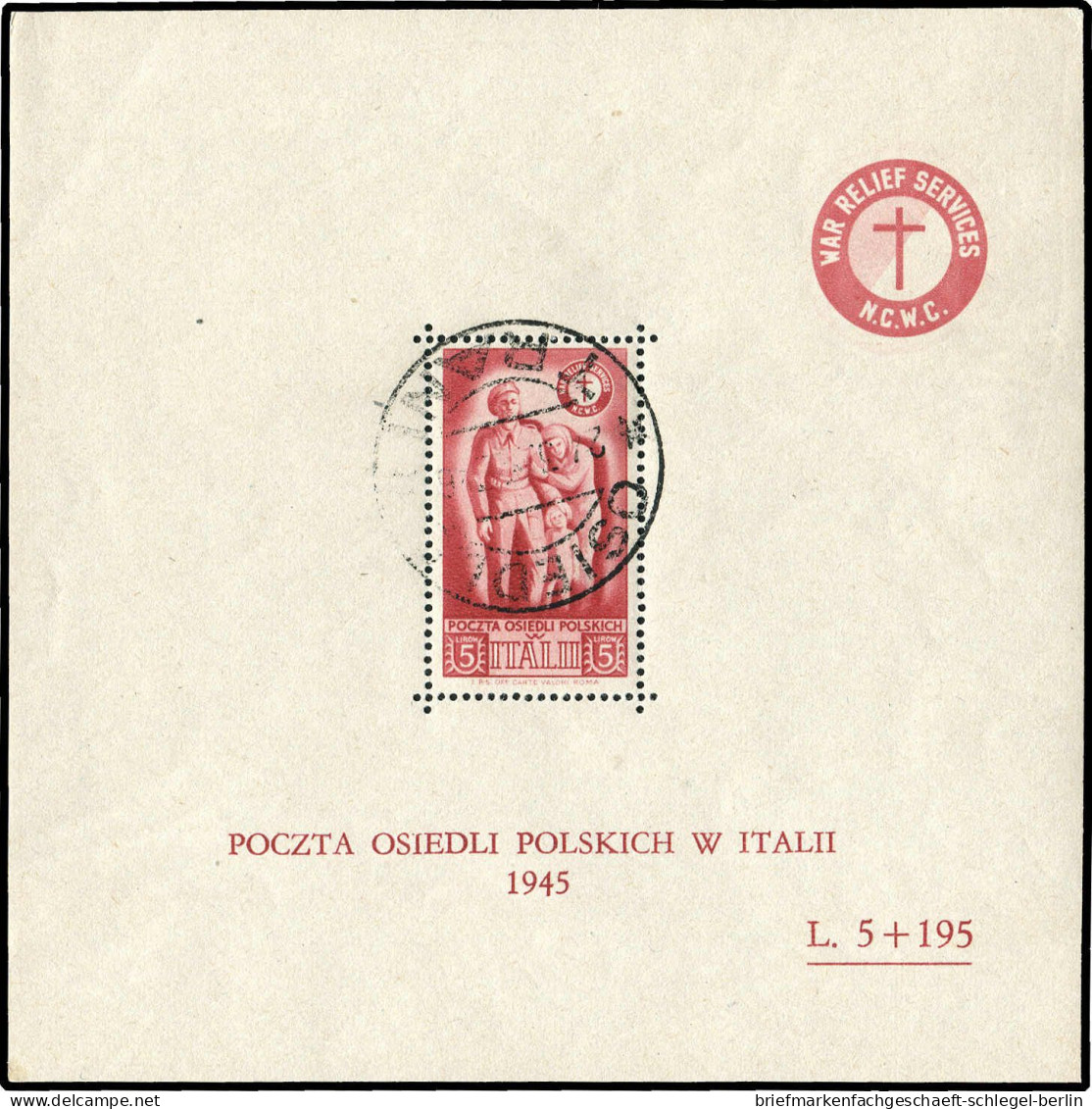2. Polnisches Korps In Italien (Corpo Polacco), 1946, Gestempelt - Non Classés