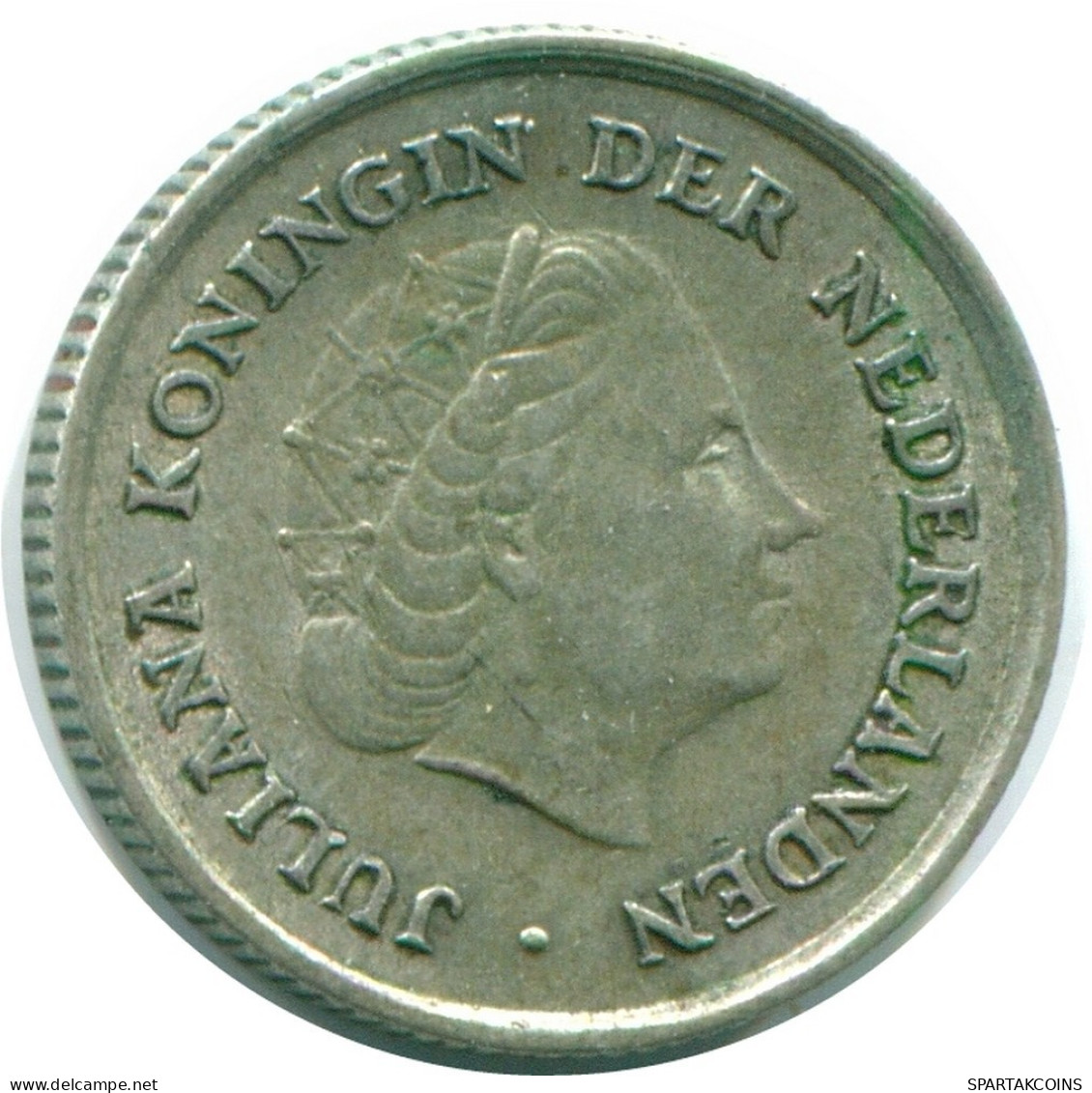 1/10 GULDEN 1962 ANTILLES NÉERLANDAISES ARGENT Colonial Pièce #NL12413.3.F.A - Niederländische Antillen